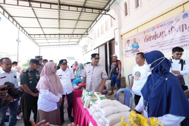 
					Gerakan Pangan Murah (GPM) dalam rangka stabilisasi pasokan dan harga pangan kembali dilaksanakan di Kabupaten Bone. Hari ini, Rabu, 27 Maret 2024