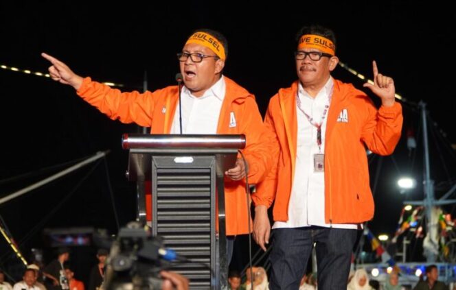 
					Pasangan calon Gubernur dan Wakil Gubernur Sulsel 2024 Ir. Mohammad Ramdhan ‘Danny’ Pomanto – Azhar Arsyad (DIA).(Ist)