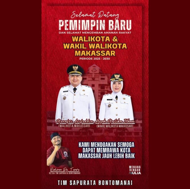 
					Ketua tim sapurata bontomanai ridwan dg tunru