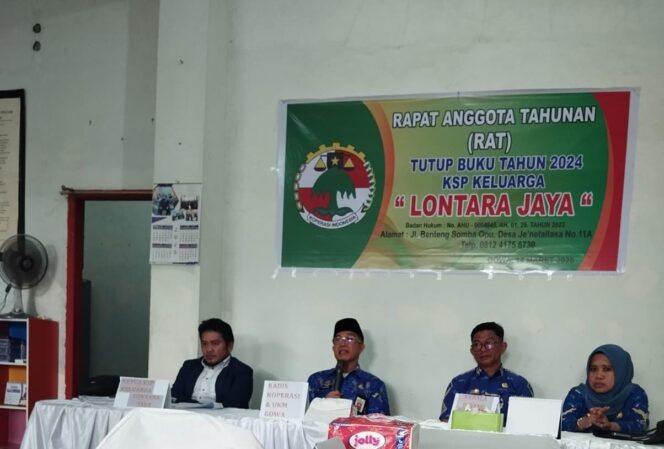 
					Rapat anggota tahunan (RAT) Ksp Lontara Jaya