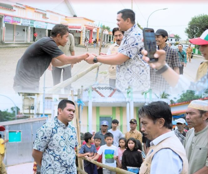 
					Bupati Bantaeng Uji Nurdin saat turun langsung ke Pasar Loka. (dok.ist)