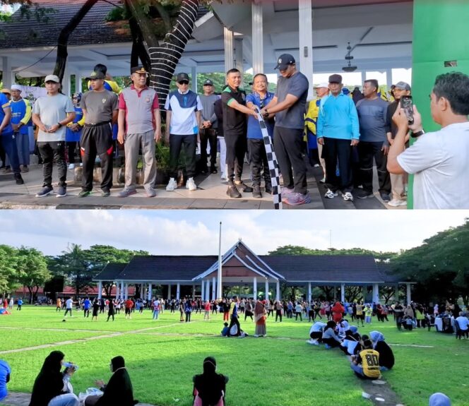 
					Bupati Bantaeng Uji Nurdin saat membuka acara Car Free Day (CFD). (dok.ist)