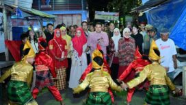 Penyambutan Walikota dan Wakil Walikota Makassar pada acara Festival Warga Merdeka. (dok.ist)