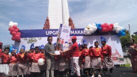 UPT SPF SD Inpres Mallengkeri Bertingkat (Malbert) dalam ajang Festival Gandrang Bulo. (Dok.ist)