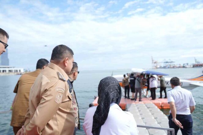 
					Makassar Sambut Era Seaplane, Wali Kota Munafri Dampingi Menhub RI di Peluncuran Perdana