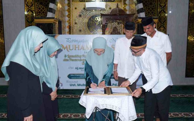 
					Bunda Literasi Makassar Luncurkan Gerakan “Satu Masjid Satu Perpustakaan” di Momentum Maulid Nabi