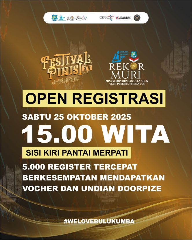 
					7.241 Cangkir Kopi dan Setetes Darah untuk Negeri: Bulukumba Cetak Rekor MURI di Pantai Merpati