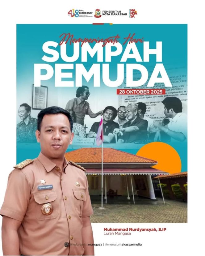 
					Lurah Mangasa Ajak Pemuda Menyalakan Api Perubahan dan Persatuan di Momentum Hari Sumpah Pemuda