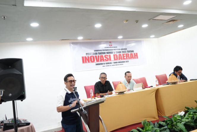 
					Farid Rayendra Perkuat Inovasi Daerah Lewat Sosialisasi Perda Nomor 9 Tahun 2023