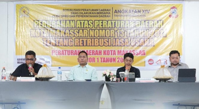 
					Kepala BAPENDA Makassar Hadir sebagai Narasumber dalam Sosialisasi Perda Retribusi Jasa Usaha