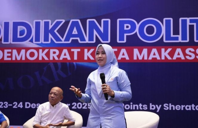 
					Demokrat Makassar Perkuat Kader, Fatma Wahyuddin Tegaskan Pentingnya Pendidikan Politik