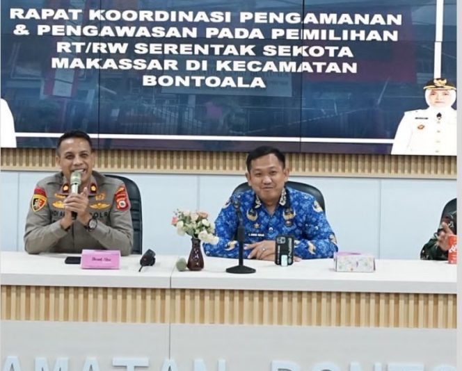 
					Antisipasi Kerawanan Pemilihan RT/RW Serentak, Camat Bontoala Gelar Rakor Perkuat Pengawasan