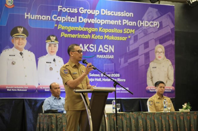 
					Sekda Makassar Tegaskan HCDP Jadi Kompas Strategis Penguatan Kompetensi ASN