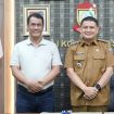 Wali Kota Makassar, Munafri Arifuddin, menerima kunjungan kerja Menteri Pertanian Republik Indonesia, Andi Amran Sulaiman, di Balai Kota Makassar, Senin (6/7/2026).