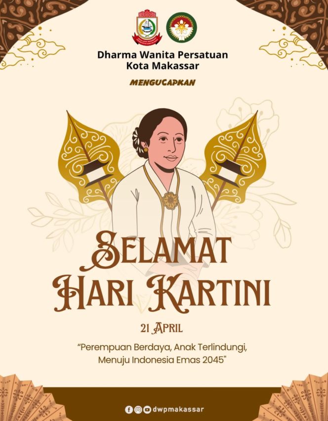 
					Semangat Kartini Menginspirasi, DWP Kota Makassar Ajak Perempuan Terus Berkarya dan Berdaya