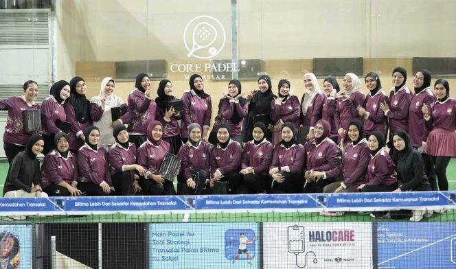 
					Perkuat Kebersamaan, DWP Kota Makassar Kembali Gelar Olahraga Padel Rutin