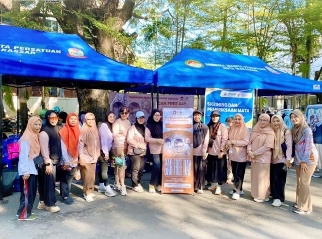 
					DWP Kota Makassar Berkolaborasi dengan PERDAMI, Hadirkan Edukasi dan Layanan Kesehatan Mata di Car Free Day
