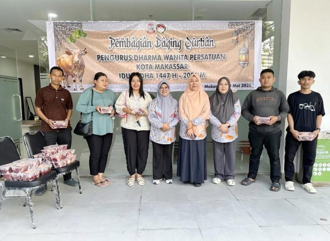 
					DWP Kota Makassar Tebar Kepedulian, Salurkan Daging Kurban kepada Masyarakat di Momen Iduladha 1447 H