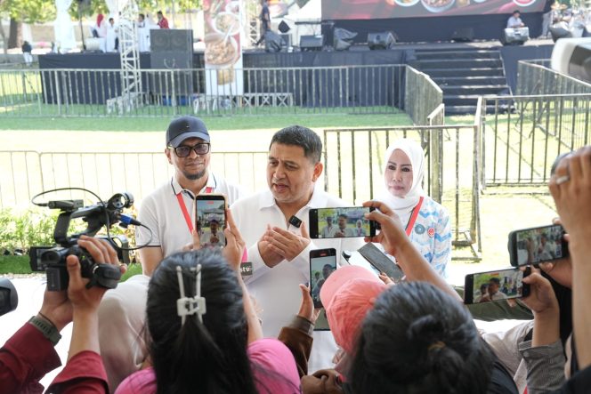 
					Munafri-Melinda Sambut Kehadiran Istri Wapres di UMKM Dekra Expo 2026 Kota Makassar